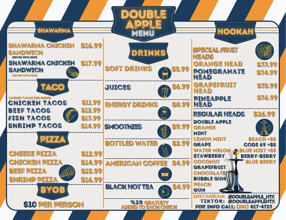 Double Apple Hookah Lounge is a Dance Club in Houston, TX 77057